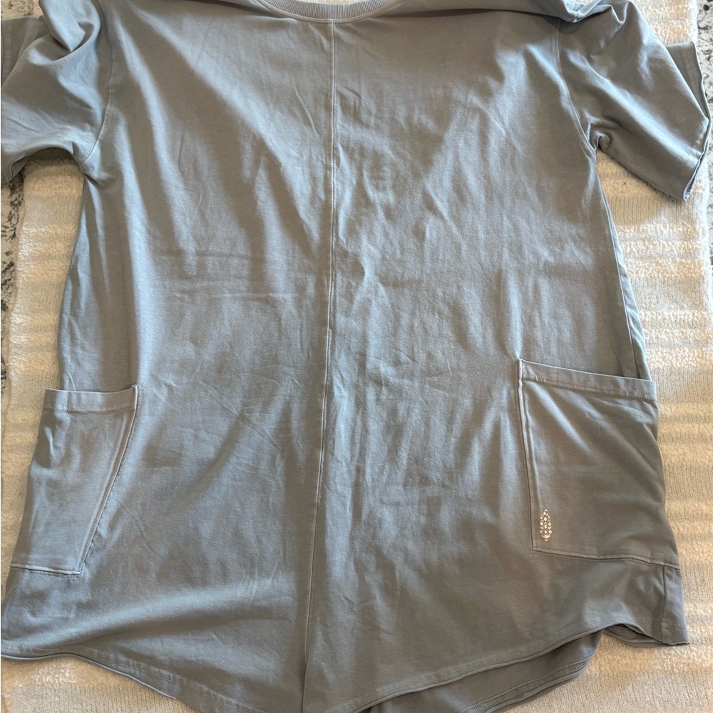 Free People Gray Romper